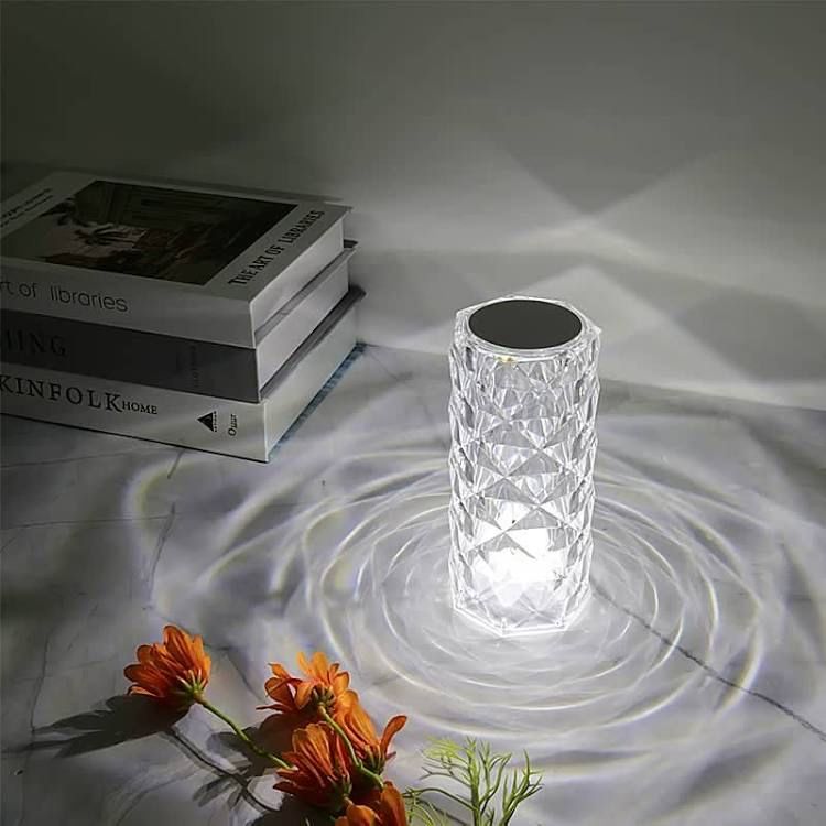Rose Crystal LED Table Lamp