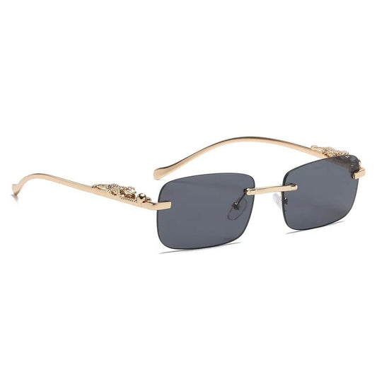 Luxury Climber Design Rimless Sunglasses
