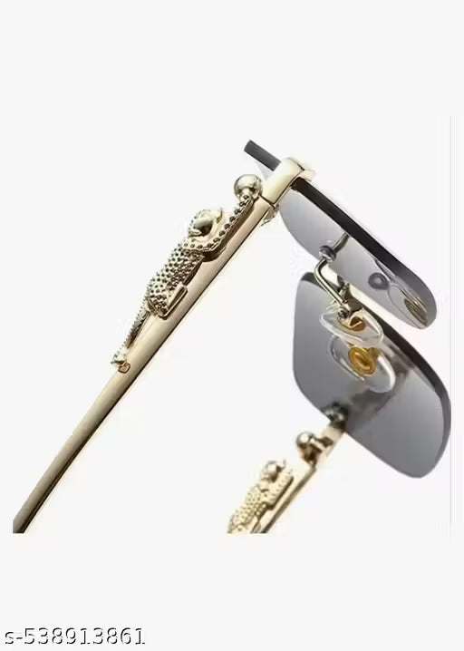Luxury Climber Design Rimless Sunglasses